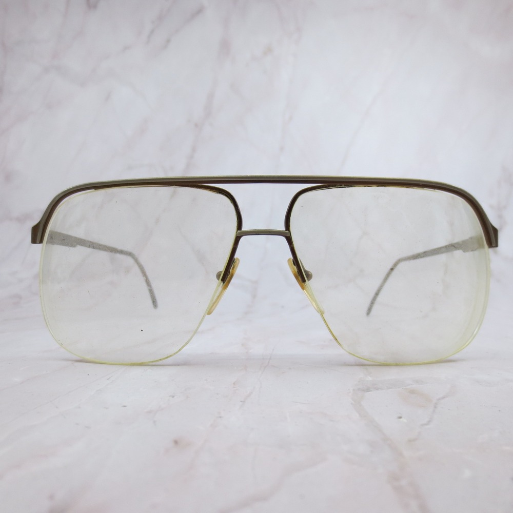 Adensco Alfa Romeo 9 Vintage Aviator Eyeglasses Bronze Italy 60/20 9086 140 Mens
